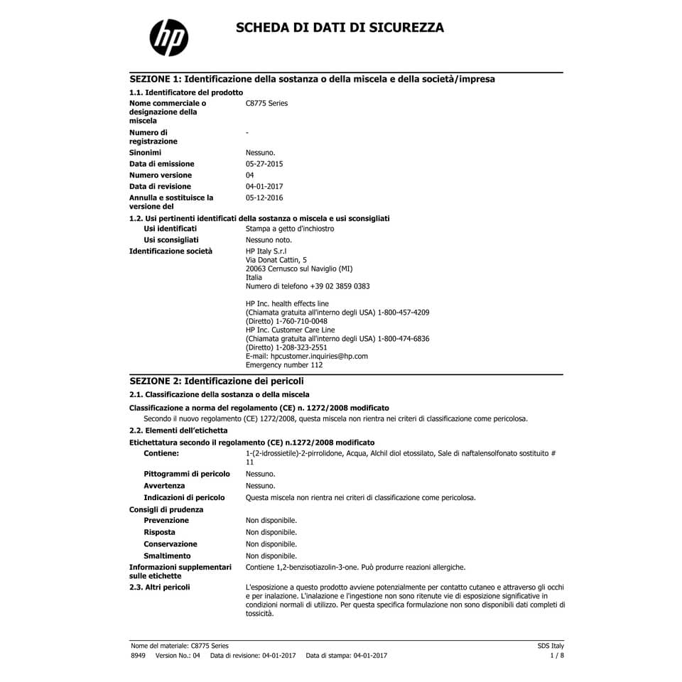 Cartuccia inkjet 363 HP magenta chiaro  C8775EE