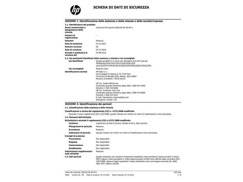 Toner 12A HP nero  Conf. 2 - Q2612AD
