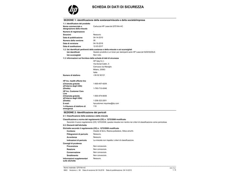 Toner 16A HP nero standard Q7516A