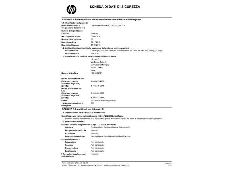Toner 51A HP nero standard Q7551A