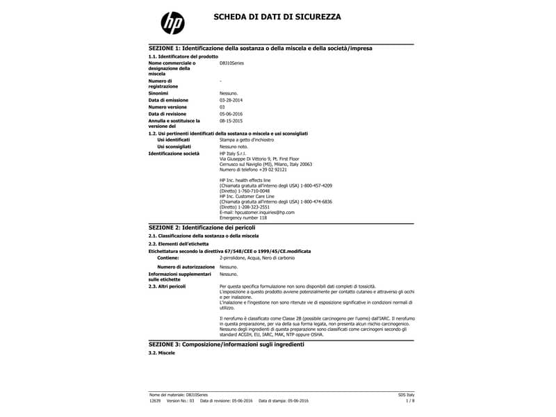 Cartuccia inkjet 980 HP nero  D8J10A