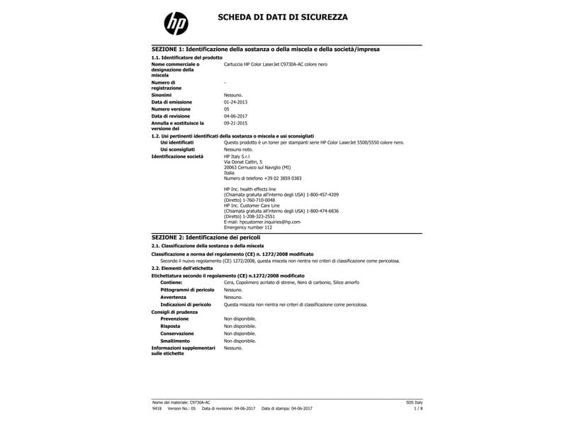 Toner 645A HP nero  C9730A