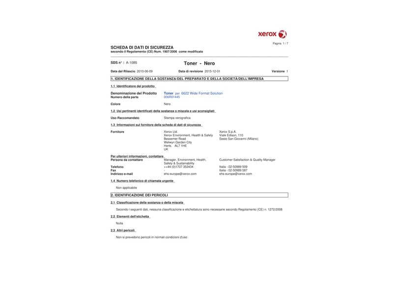 Toner standard Xerox magenta  106R01151