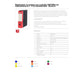 Registratore con custodia Esselte G83 Oxford commerciale 29,5x32 cm - dorso 8 cm rosso - 390783160