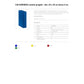 Cartelle portaprogetti Esselte C28 EUROBOX dorso 8 cm presspan biverniciato blu  - 390328050