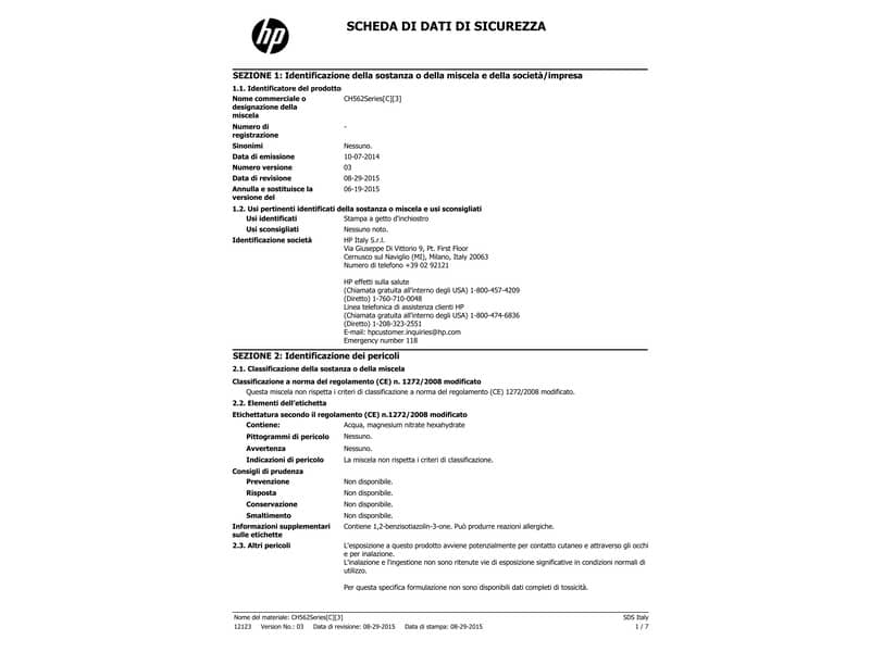 Cartuccia inkjet blister 301 HP ciano+magenta+giallo CH562EE