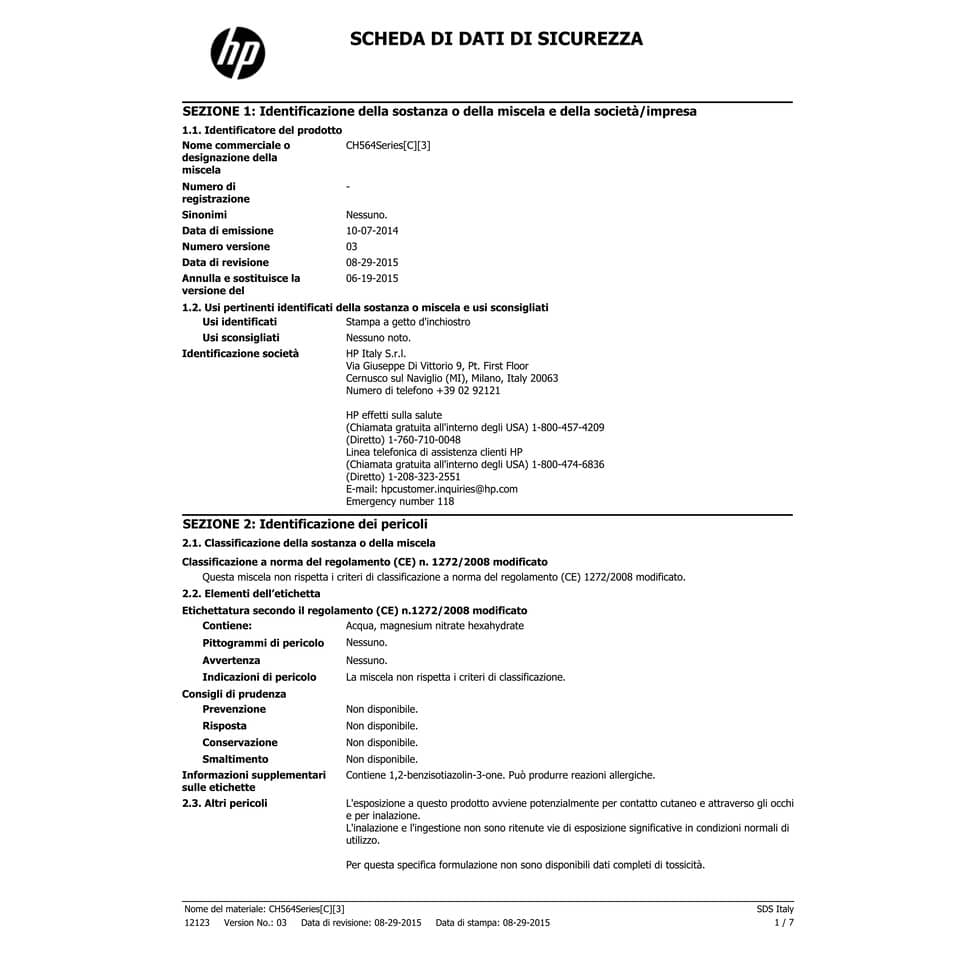 Cartuccia inkjet alta capacità blister 301XL HP ciano+magenta+giallo CH564EE