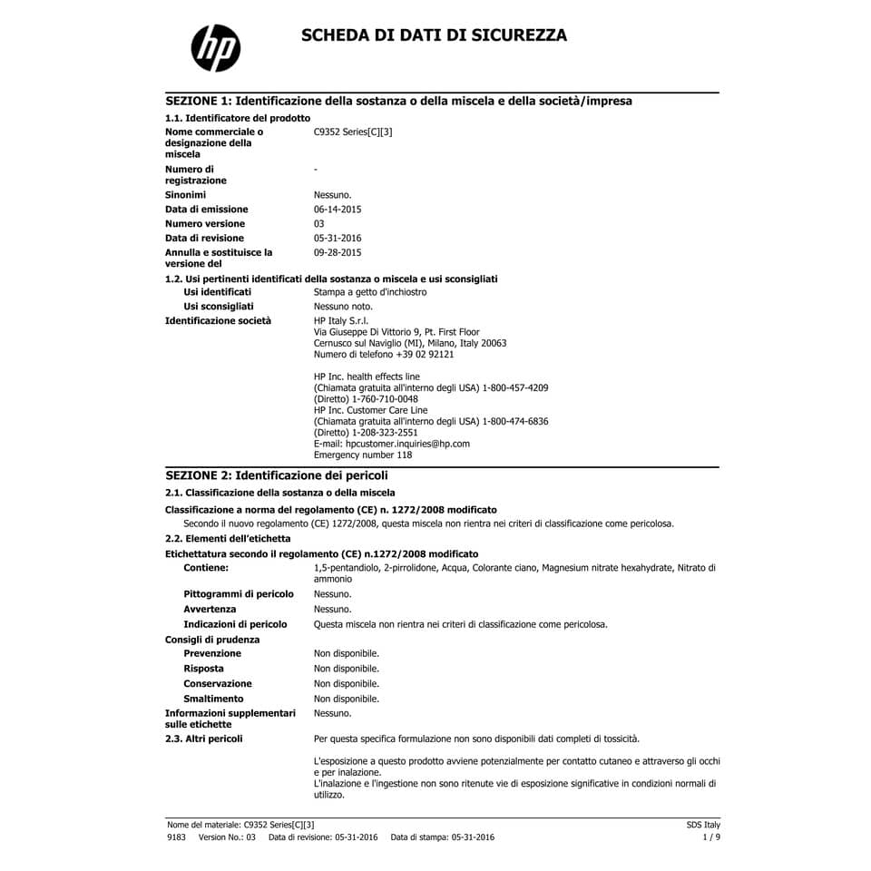 Cartuccia inkjet 22XL HP 3 colori  C9352CE