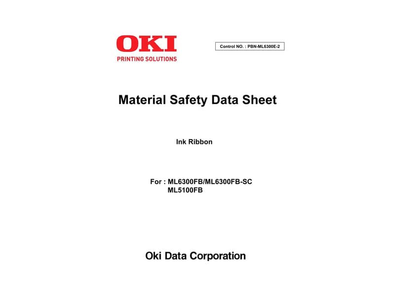Nastro Oki nero  43503601