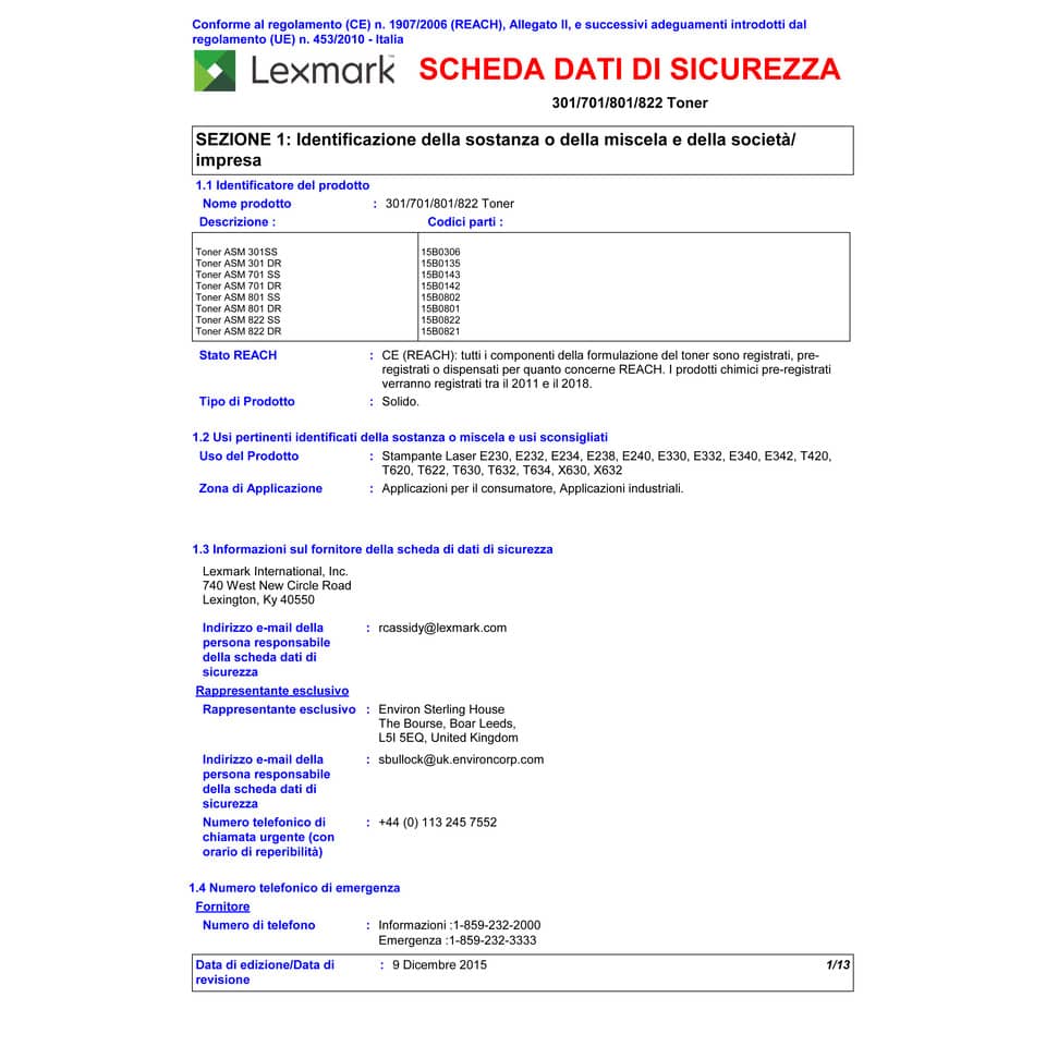 Fotoconduttore Lexmark nero  12A8302