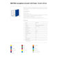 Raccoglitore Esselte Meeting a 4 anelli tondi 30mm cartone rivestito in PP blu 22x30cm dorso 4cm - 395792500