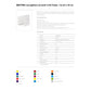 Raccoglitore Esselte Meeting a 4 anelli tondi 30mm cartone rivestito in PP bianco 22x30cm dorso 4cm - 395792904