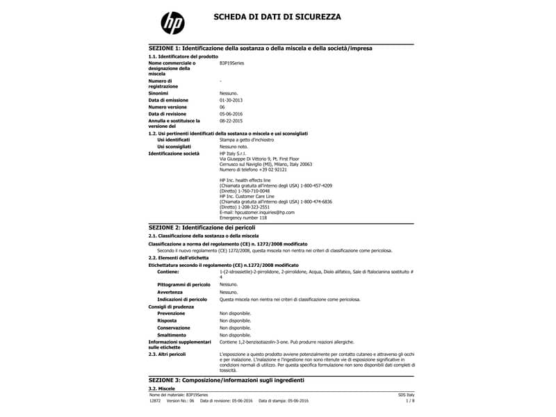 Cartuccia inkjet alta capacità 727 HP ciano B3P19A