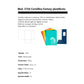 Cartelline a 2 lembi 4Mat 32x24 cm in cartoncino plastificato 300 g/m² blu conf. da 10 pezzi - 3760 01
