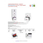 Classificatore ignifugo Phoenix bianco - Ral 9003 2 cassetti da 49lt. con serratura elettronica R3 - FS 2252 E