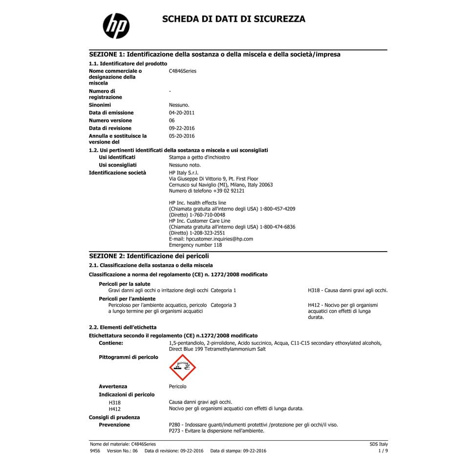 Cartuccia inkjet alta capacità 80 HP ciano C4846A