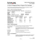 Toner return program Lexmark magenta  C7700MS