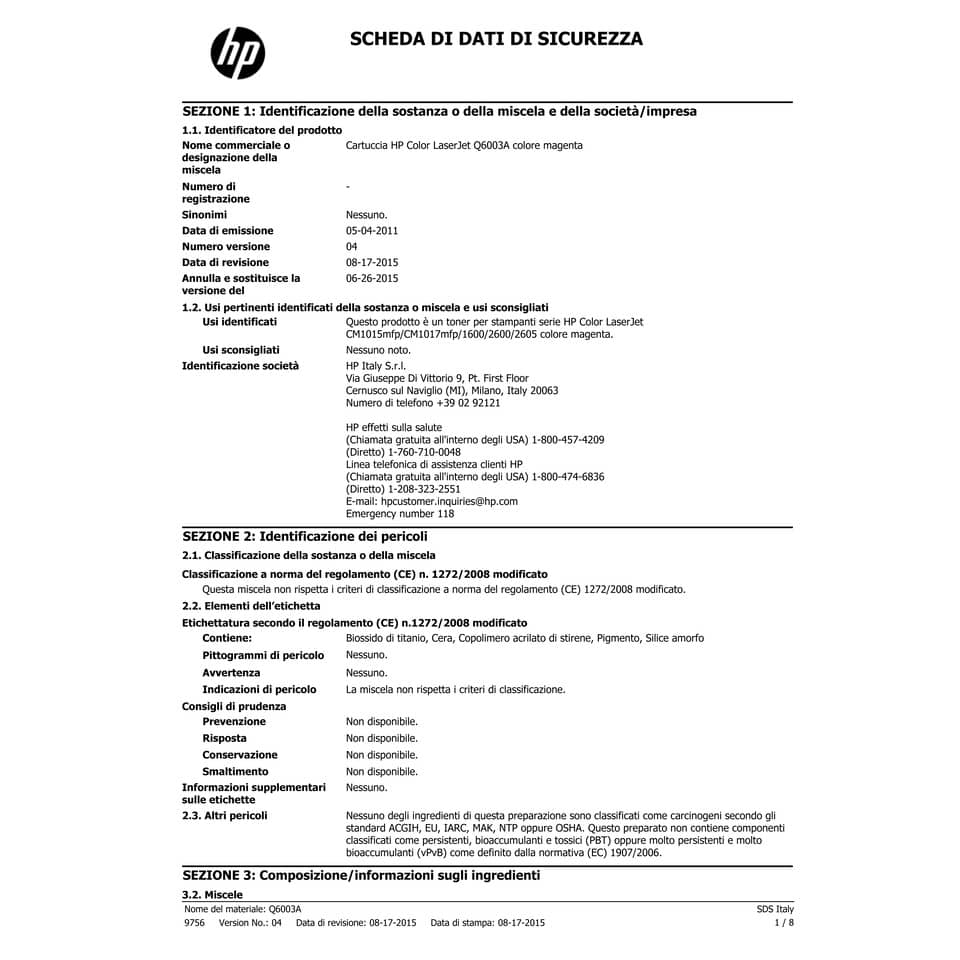 Toner 124A HP magenta  Q6003A