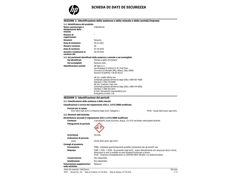 Testina di stampa dye + dispositivo di pulizia 80 HP magenta C4822A