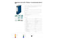 Registratore senza custodia Leitz 180° commerciale dorso 8 cm cartone rivestito in polipropilene blu - 10105035