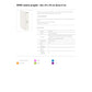 Scatola portaprogetti Leitz WOW in cartone - dorso 8 cm - formato 25x35 cm bianco metallizzato - 39670001