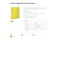 Cartella portaprogetti Esselte Maxi Colour'Ice polipropilene goffrato giallo A4 dorso 40mm - 626262