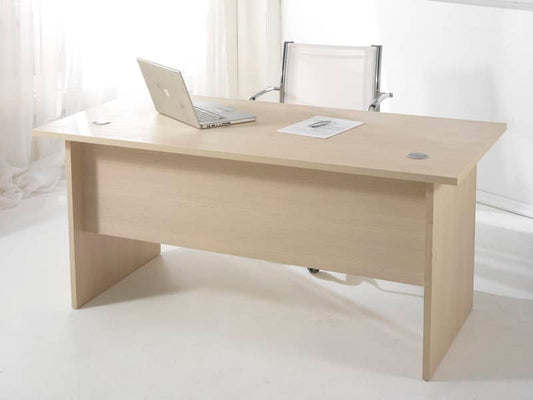 Scrivania Frensy Larix 140x80x72 cm fianchi a pannello larice ULALS140
