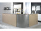 Scrivania Reception Frensy EMOTION fianchi a pannello 160x80x72 cm rovere con sopralzo 160x115 cm - UEMSRSA16