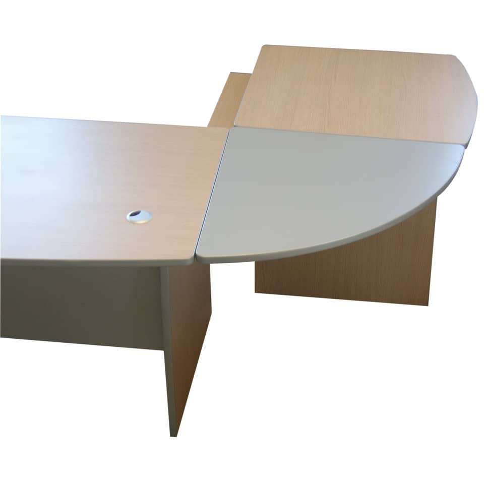 Raccordo 90° Frensy EMOTION per scrivanie reception 90x90 cm grigio - 90x90 cm grigio - UEMANRSA9