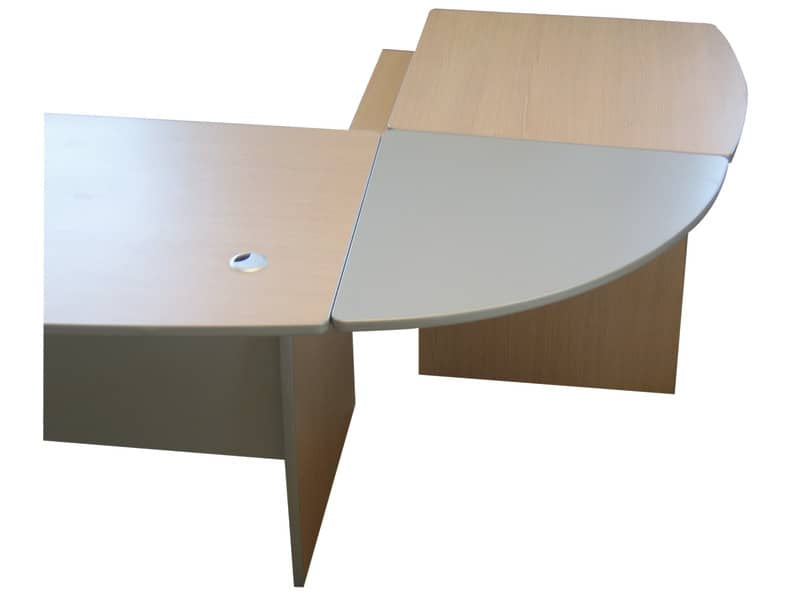 Raccordo 90° Frensy EMOTION per scrivanie reception 90x90 cm grigio - 90x90 cm grigio - UEMANRSA9