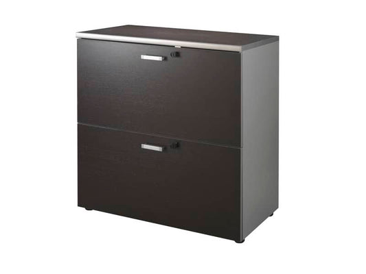 Mobile portacartelle Frensy Spirit 90x45x90 cm wengé USPWMPC