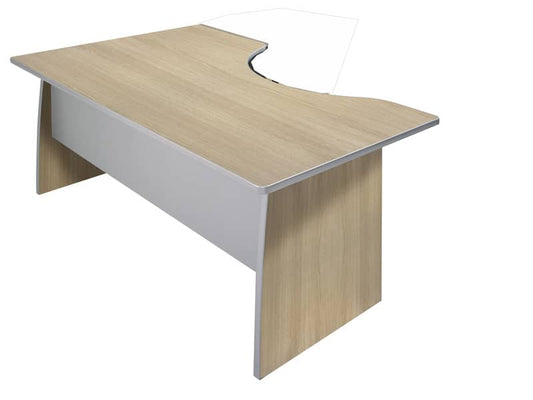 Scrivania informatica Frensy Spirit con semipenisola destra 160x100x72 cm rovere - USPRSI16DX