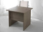 Scrivania Frensy Larix 80x80x72 cm fianchi a pannello rovere grigio ULAGS80