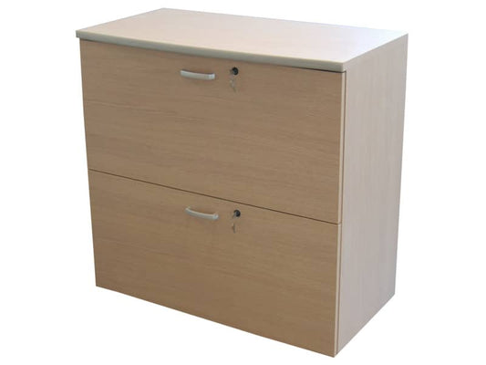 Mobile portacartelle medio Frensy EMOTION 2 cassetti - 90x45x90 cm rovere UEMMPC