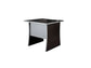 Scrivania Frensy Spirit fianchi a pannello 80x80x72 cm wengé USPWS80