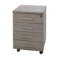Cassettiera con 4 cassetti Frensy Larix 44x52x63 cm rovere grigio ULAGC4C