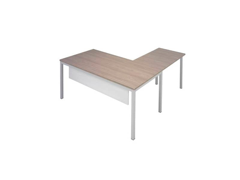 Allungo scrivania Frensy Florence gambe metalliche 80x60x72 cm olmo UFLAL