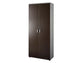 Mobile alto a giorno Frensy Spirit 3 ripiani doppia larghezza 90x45x210 cm top wengé - struttura grigio - USPWM210