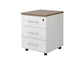Cassettiera 3 cassetti Frensy Florence 44x52x63 cm top olmo - struttura frassino chiaro - UFLC3C