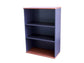 Mobile medio a giorno Frensy Venice 2 ripiani doppia larghezza 90x45x130 cm Ciliegio/Antracite - UVEM139