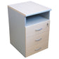 Cassettiera 3 cassetti + vano Frensy EMOTION 44x55x72 cm rovere/grigio UEMC3V