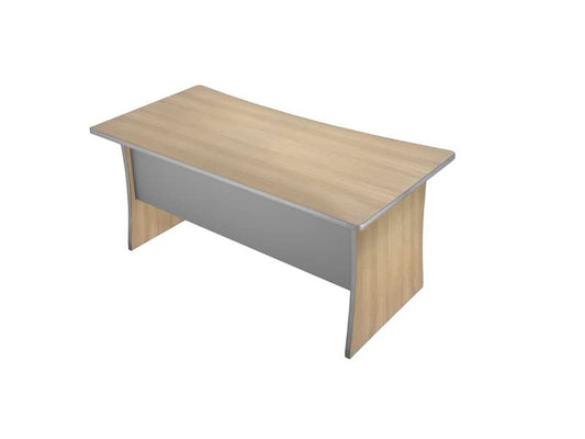 Scrivania Frensy Spirit 160x80x72 cm fianchi a pannello rovere USPRS16