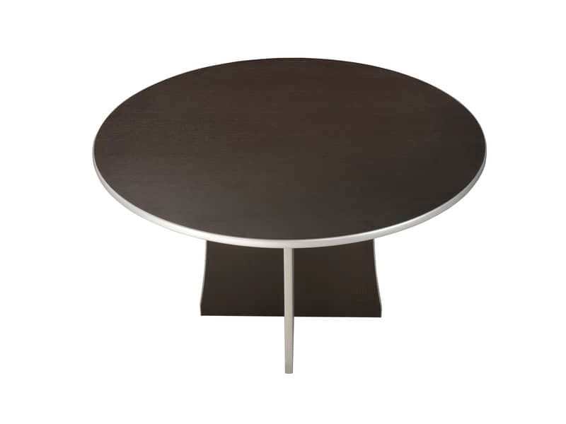 Tavolo miniriunione Frensy Spirit Ø 125 cm - H.72 cm wengé USPWTR125