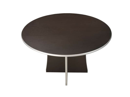Tavolo miniriunione Frensy Spirit Ø 125 cm - H.72 cm wengé USPWTR125