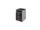 Cassettiera 3 cassetti + vano Frensy Spirit 44x52x72 cm wengé USPWC3C