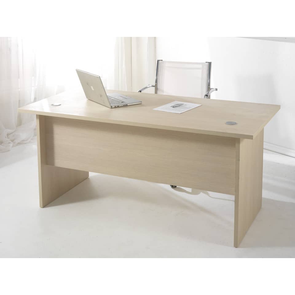Scrivania Frensy Larix 180x80x72 cm fianchi a pannello larice ULALS180