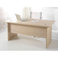 Scrivania Frensy Larix 180x80x72 cm fianchi a pannello larice ULALS180