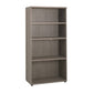 Mobile alto a giorno Frensy Larix 3 ripiani doppia larghezza 90x45x180 cm rovere grigio - ULAGM18
