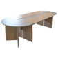 Tavolo riunioni Frensy EMOTION 310x110x72 cm rovere/argento UEMTR31