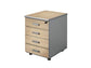 Cassettiera 4 cassetti Frensy Spirit con ruote 44x52x63 cm rovere USPRC4C